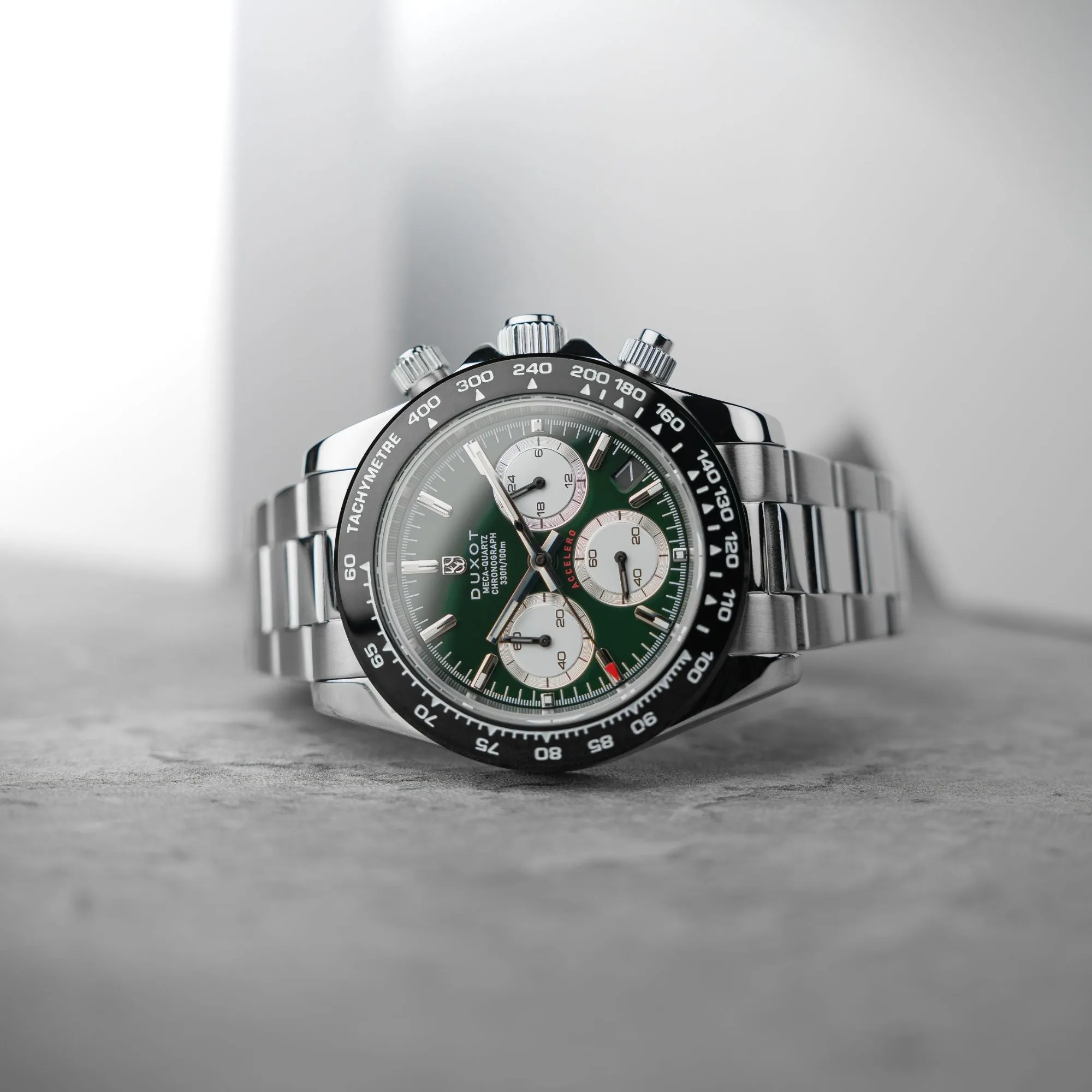 Duxot Accelero Chronograph Jade Green Watch  DX-2065-55