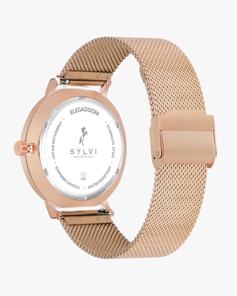 Elegadoom Black Rosegold Mesh
