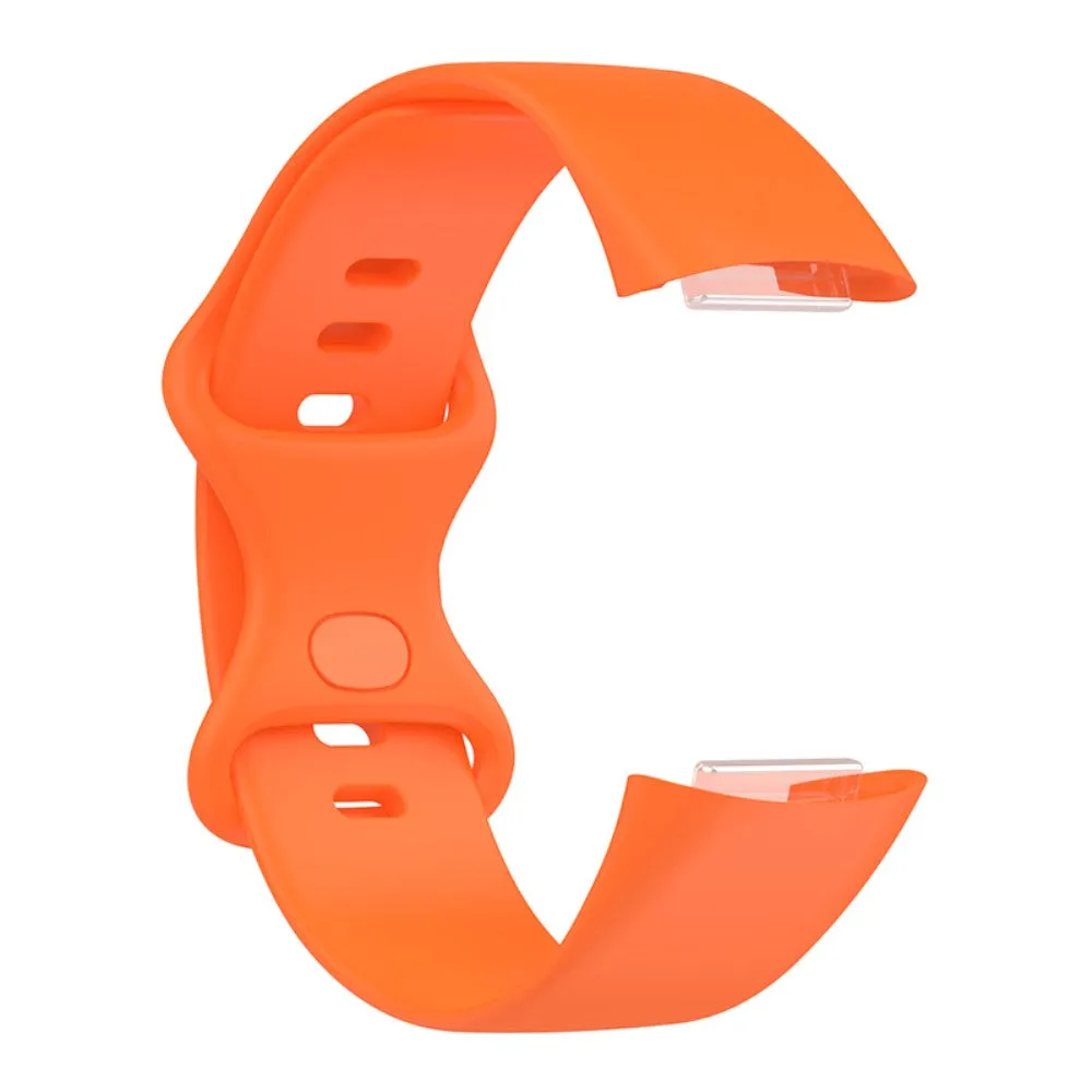 Fitbit Charge 6 / 5 silicone wristband (joint circumference: 156-198mm) - Orange