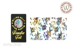 Flower Holographic Nail Transfer Foil (FL-C-03)