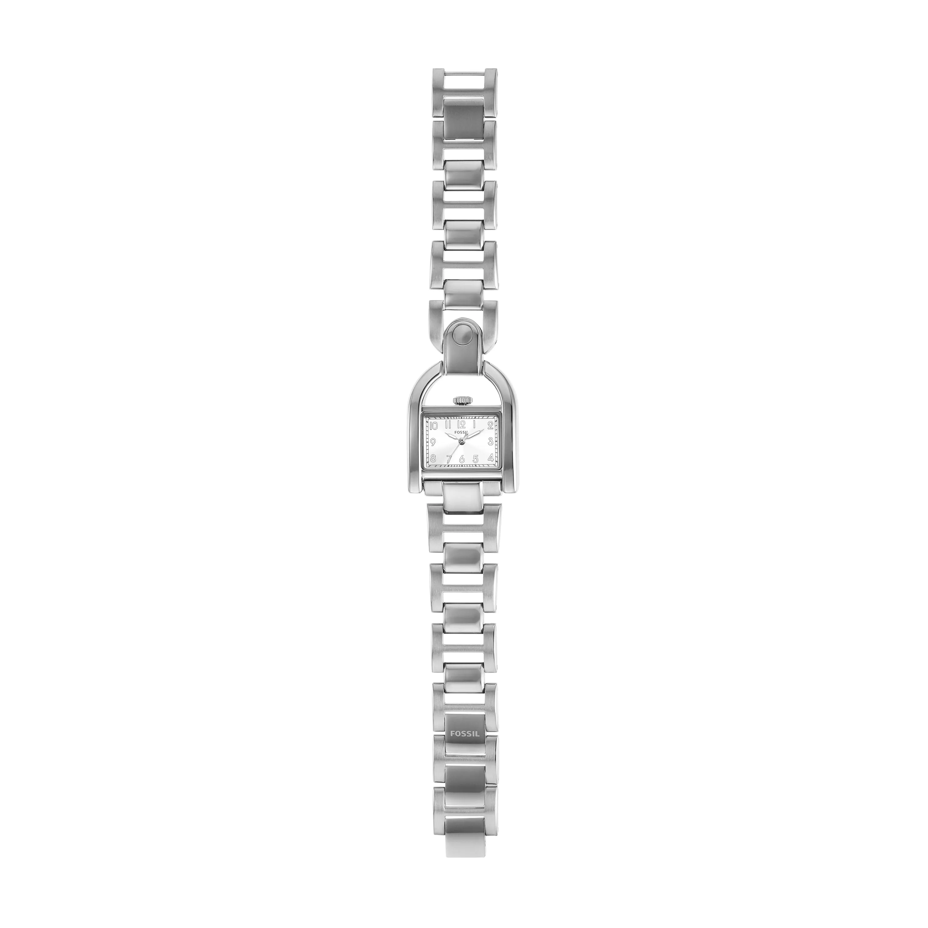 Fossil Harwell Sleek Stainless Steel Three-Hand Watch ES5326