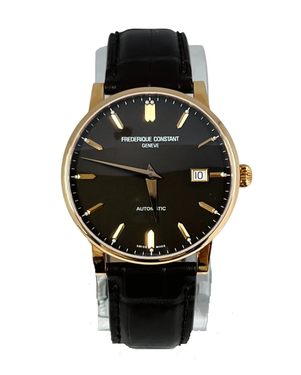 Frederique Constant Slimline 18K Rose Gold Men's Watch