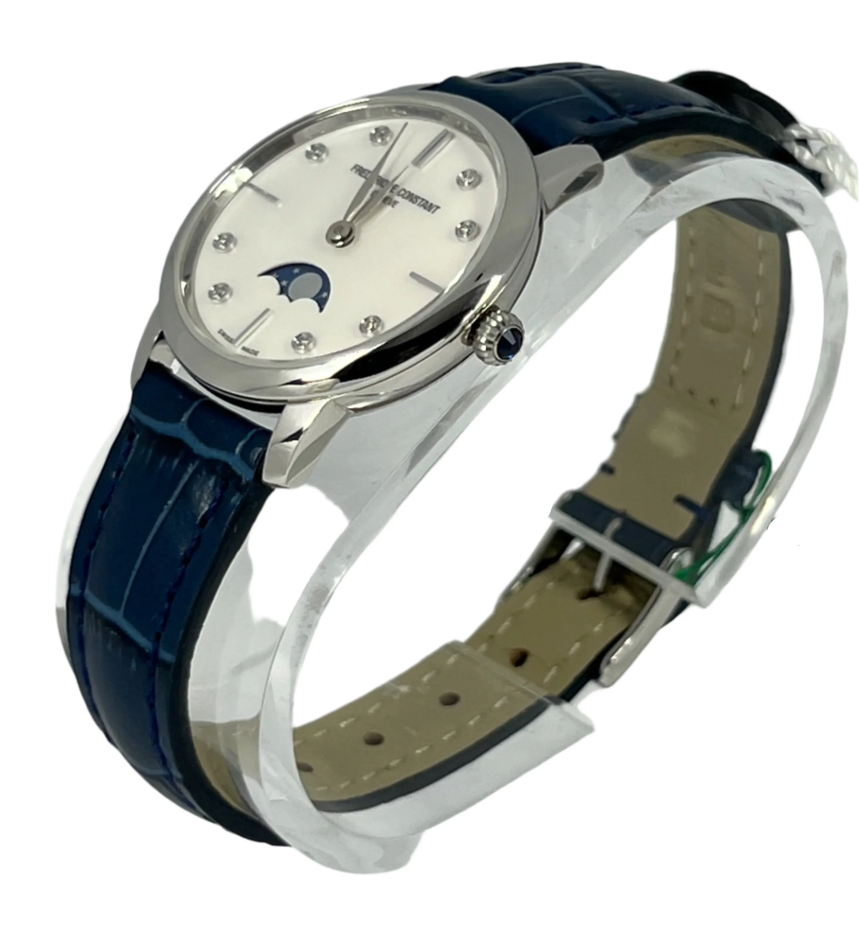Frederique Constant Slimline Moon Phase Stainless steel Lady's Watch