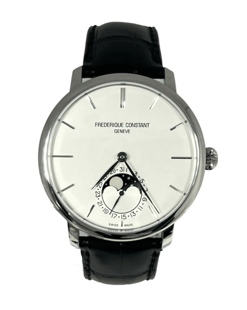 Frederique Constant Slimline Moon Phase Stainless steel Men's Watch