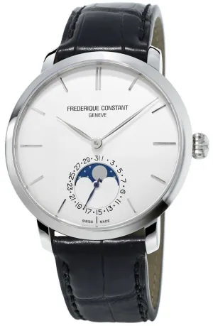 Frederique Constant Slimline Moon Phase Stainless steel Men's Watch