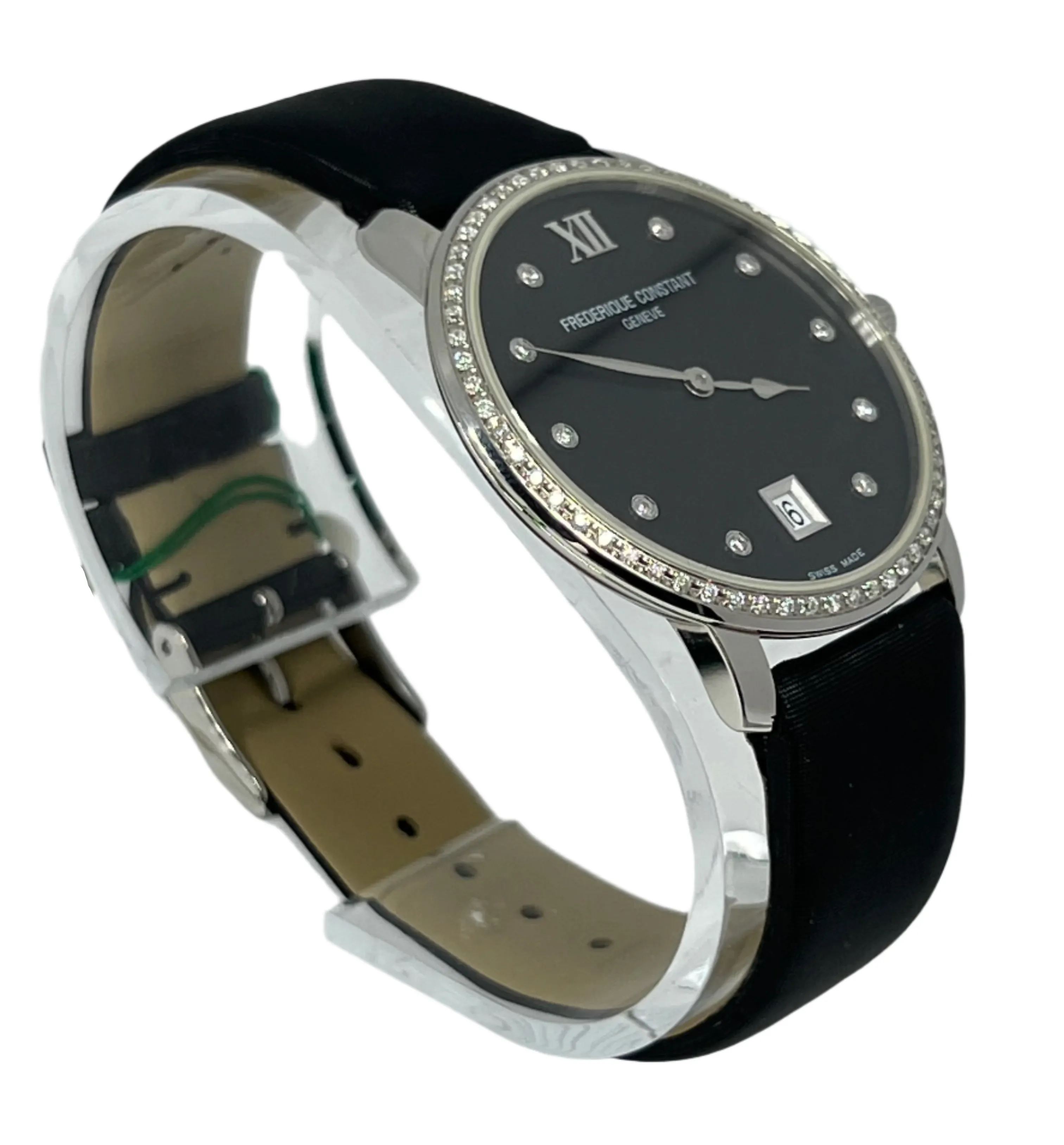 Frederique Constant Slimline Stainless steel & Diamonds Lady's Watch