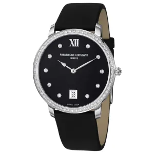 Frederique Constant Slimline Stainless steel & Diamonds Lady's Watch