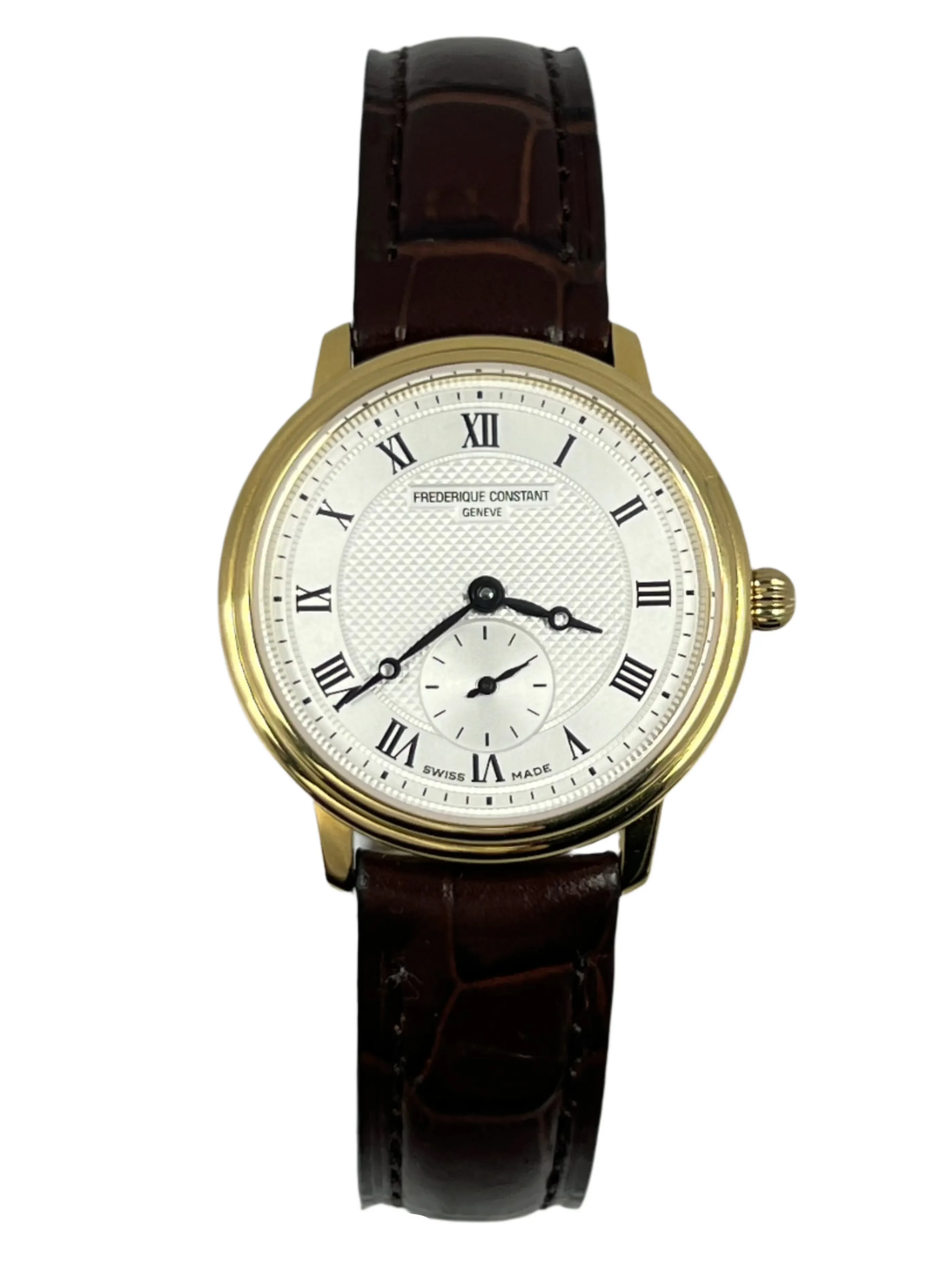 Frederique Constant Slimline Stainless steel Yellow Gold Plated Lady's Watch