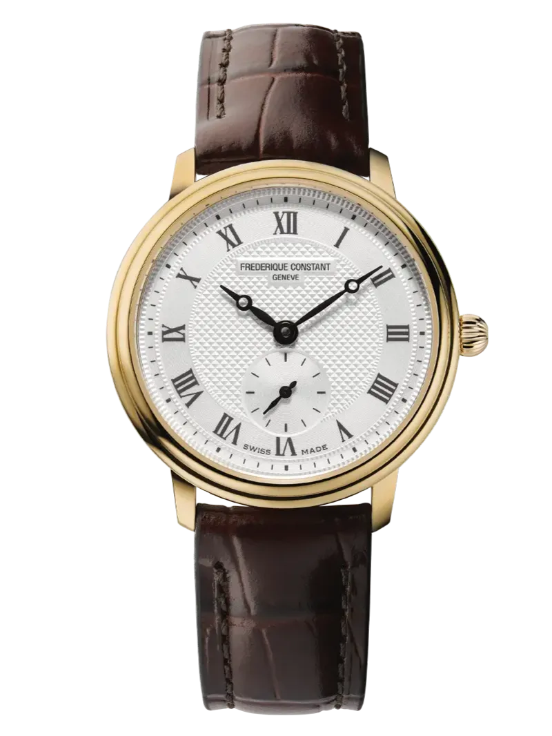 Frederique Constant Slimline Stainless steel Yellow Gold Plated Lady's Watch