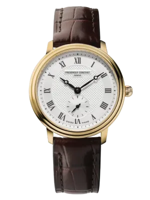 Frederique Constant Slimline Stainless steel Yellow Gold Plated Lady's Watch