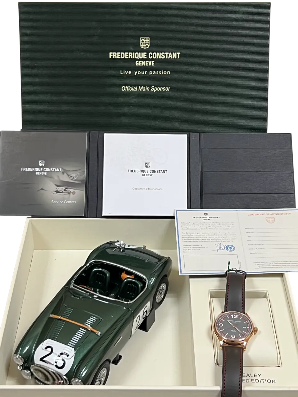 Frederique Constant Vintage Rally Stainless steel Rose Gold Plated Men's Watch