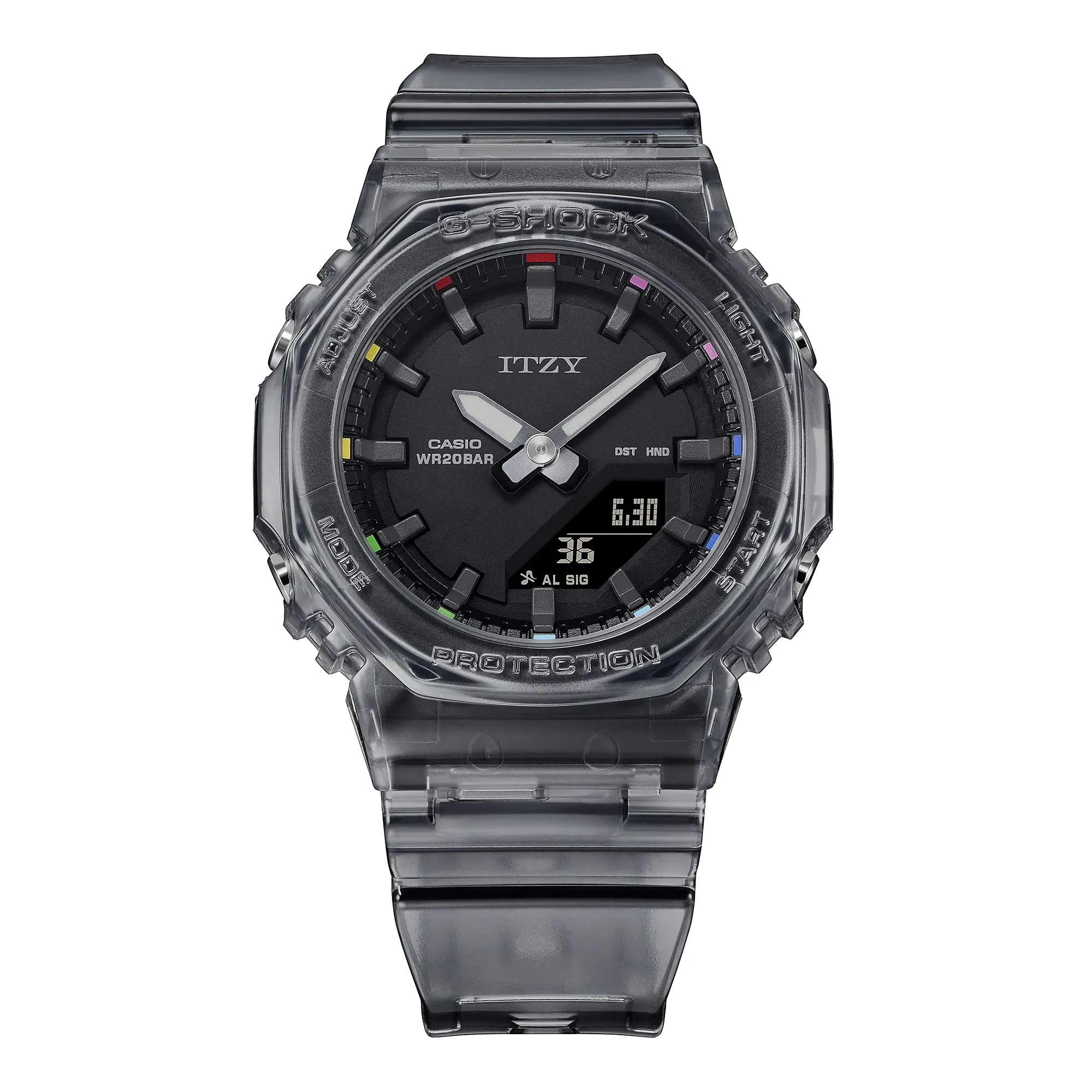 G-Shock Analog Digital Mid DUO Itzy Collaboration Resin Band Watch GMAP2100ZY-1A