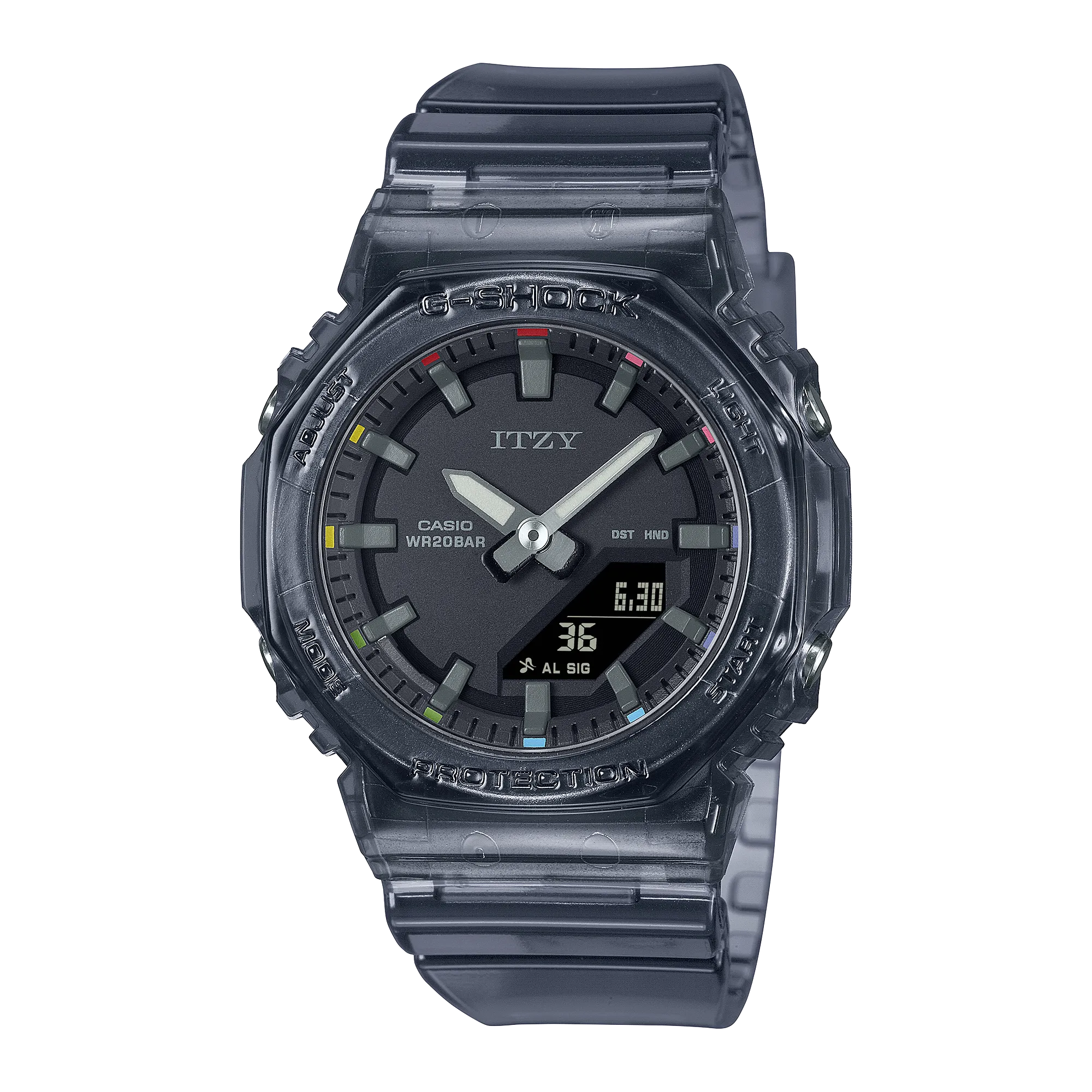 G-Shock Analog Digital Mid DUO Itzy Collaboration Resin Band Watch GMAP2100ZY-1A