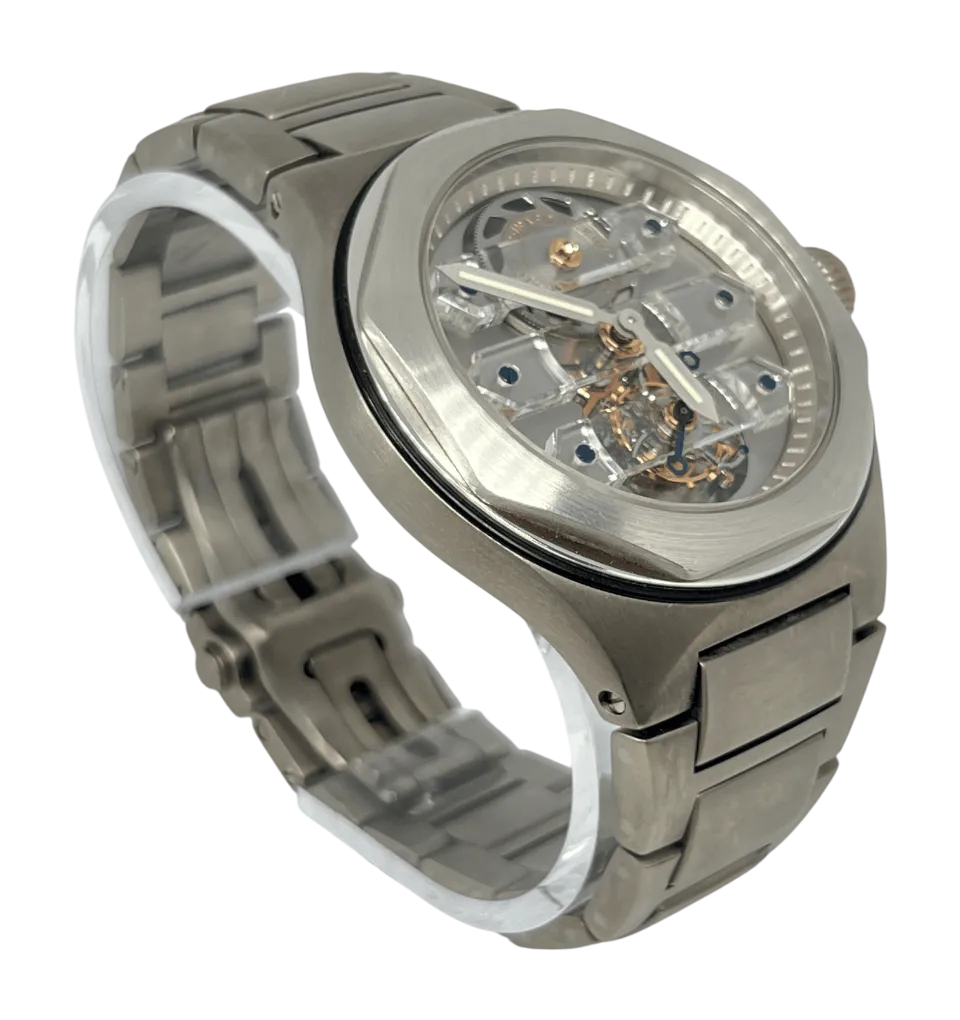 Girard Perregaux Laureato Triple Bridge Tourbillon Titanium Men's Watch