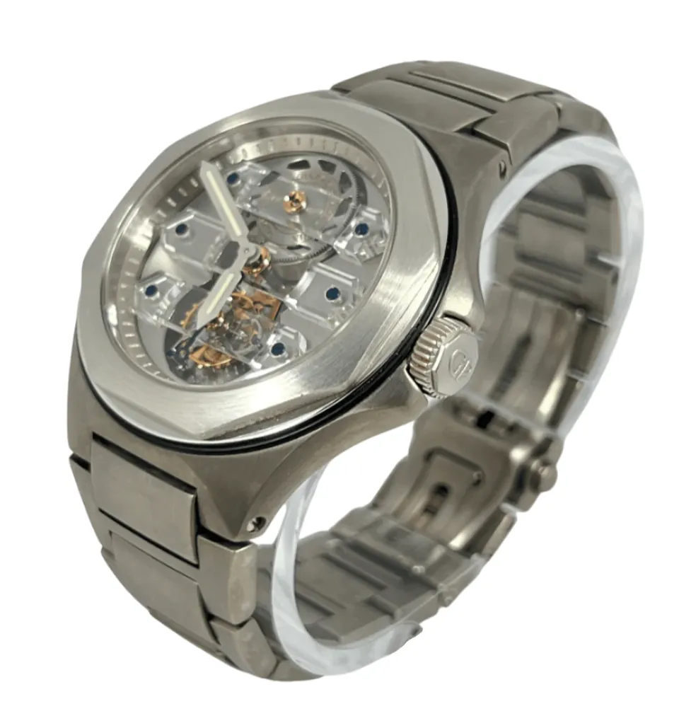 Girard Perregaux Laureato Triple Bridge Tourbillon Titanium Men's Watch