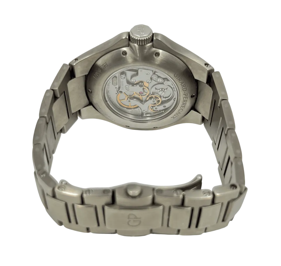 Girard Perregaux Laureato Triple Bridge Tourbillon Titanium Men's Watch