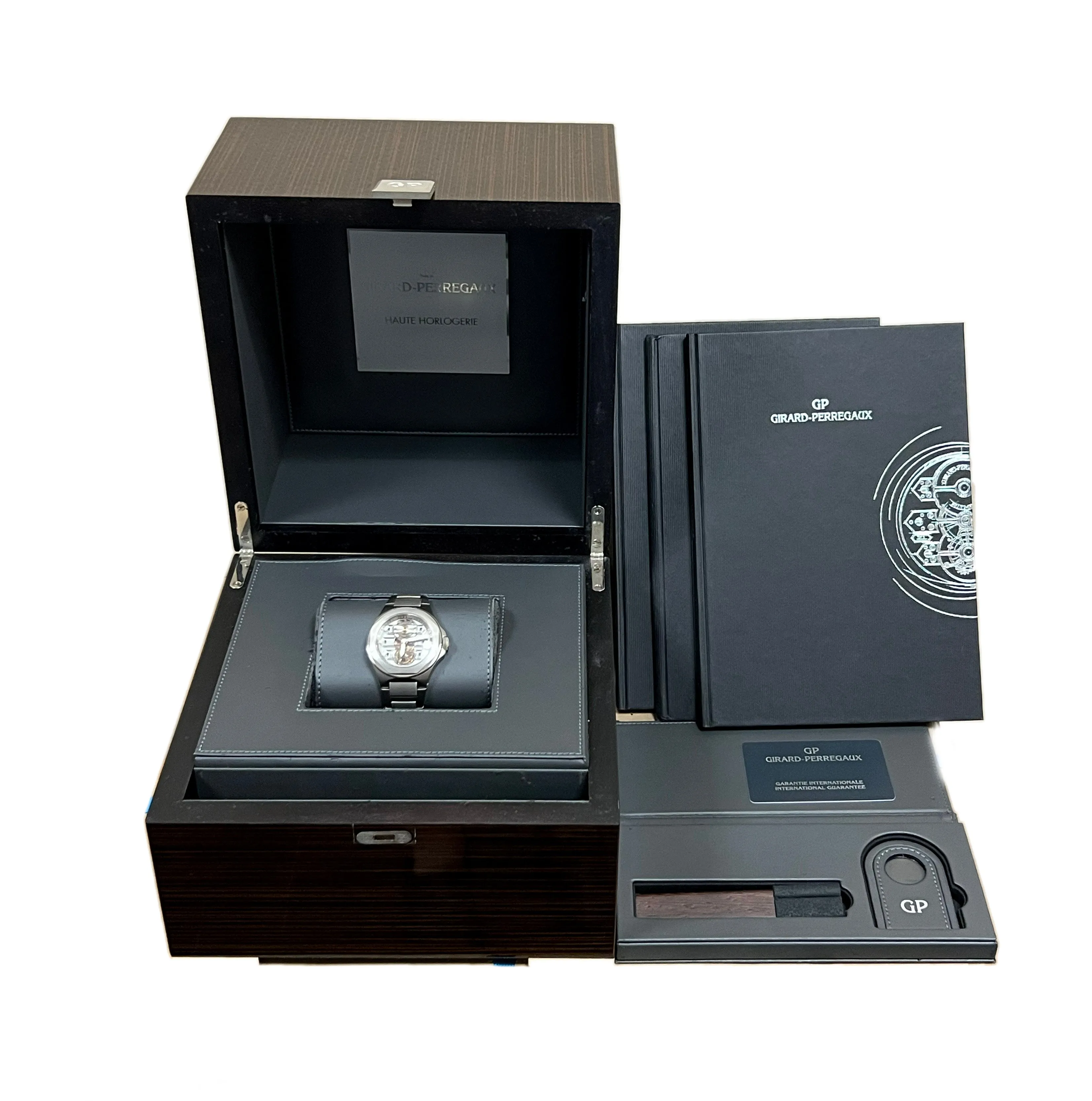 Girard Perregaux Laureato Triple Bridge Tourbillon Titanium Men's Watch