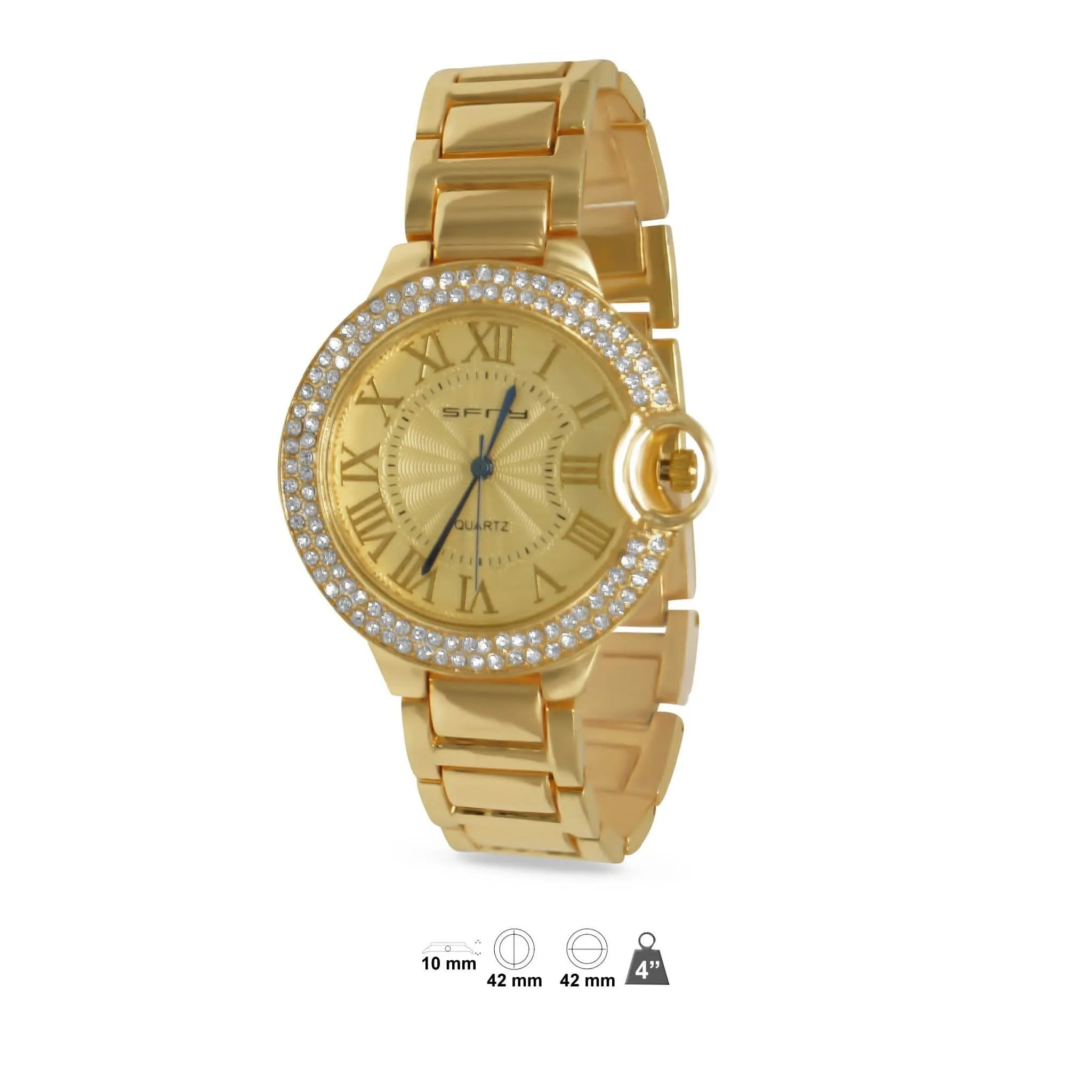 Glamorous Women's Crystal-Accent Timepiece 60152