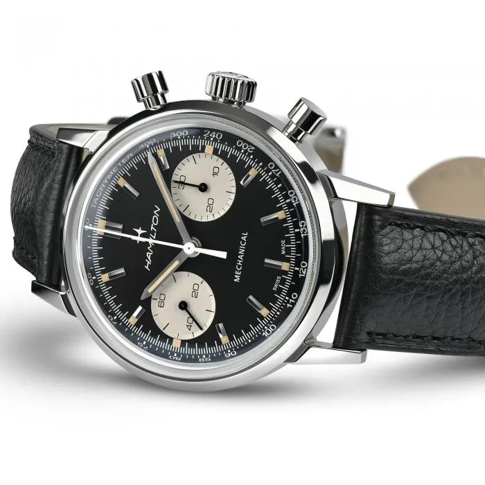 Hamilton AMERICAN CLASSIC INTRA-MATIC CHRONOGRAPH - 40mm - Black | H38429730