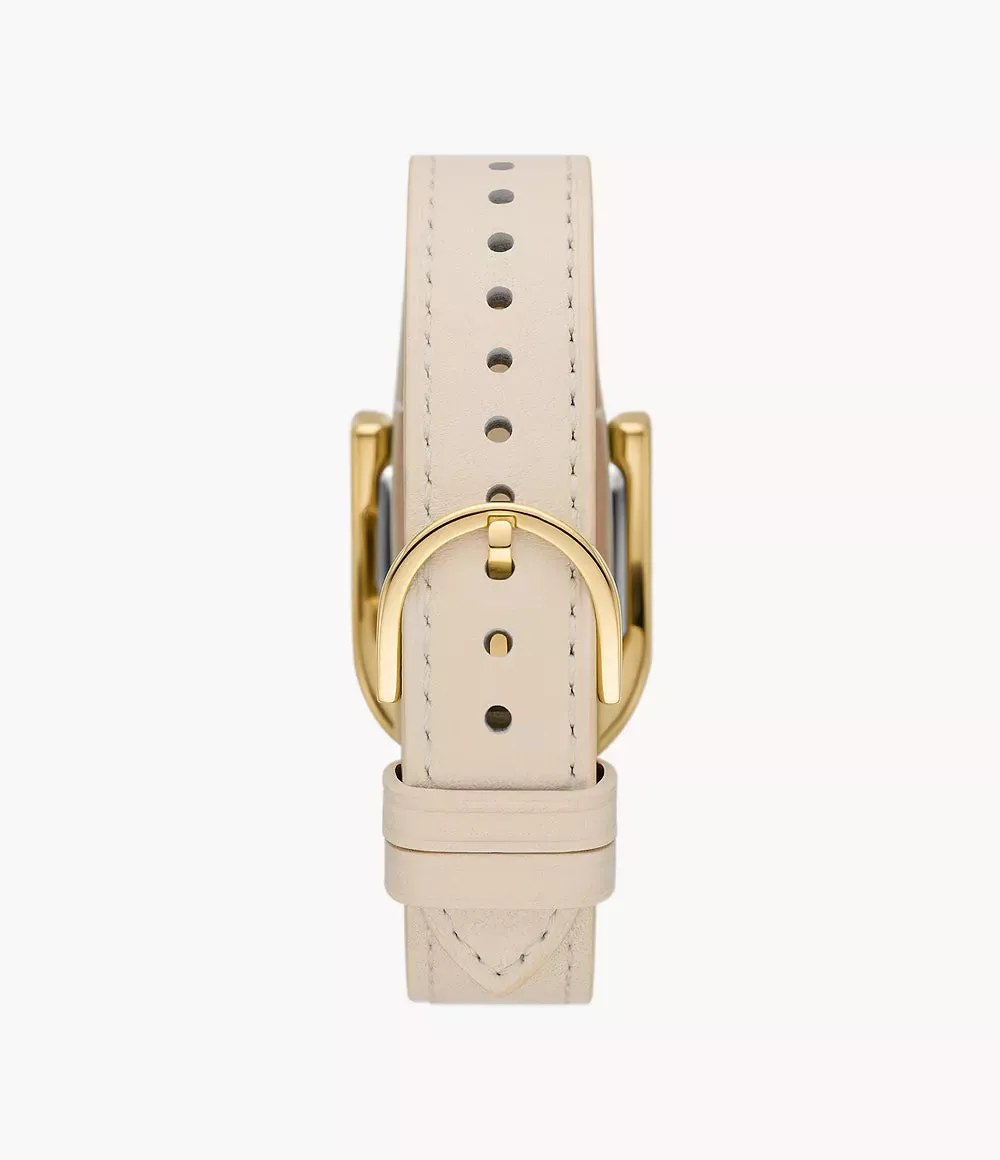 Harwell Three-Hand Nude LiteHide Leather Ladies Watch