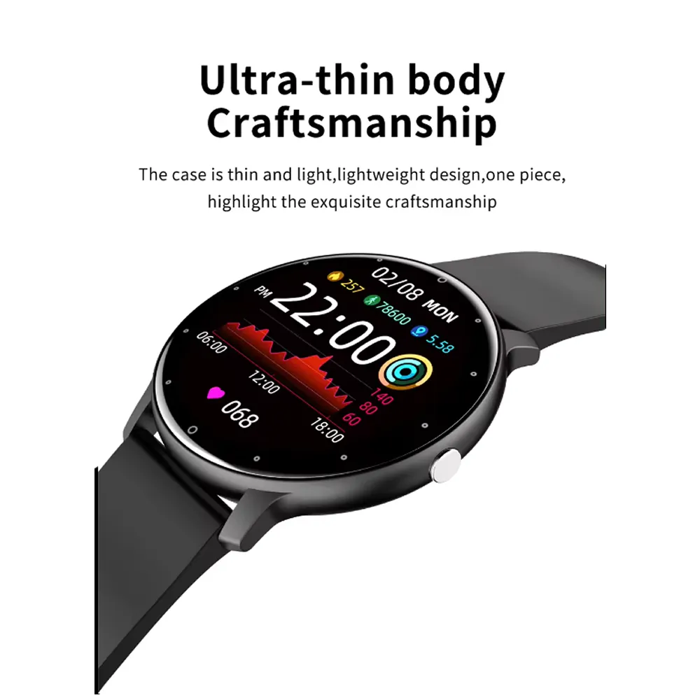 Heart Rate Monitor Fitness Tracker Smart Watch