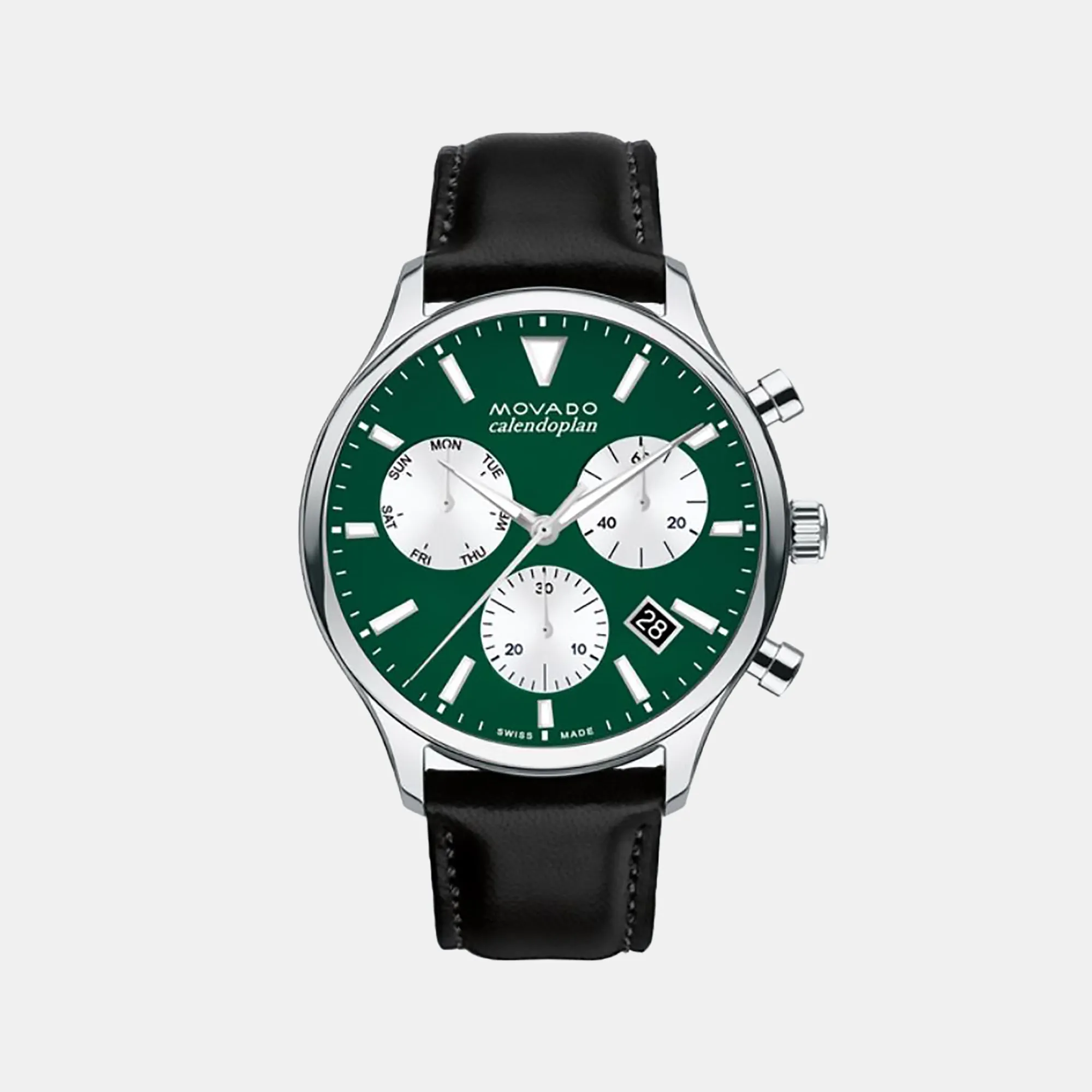 Heritage Series Men Green Chronograph Stainless Steel Watch 3650149