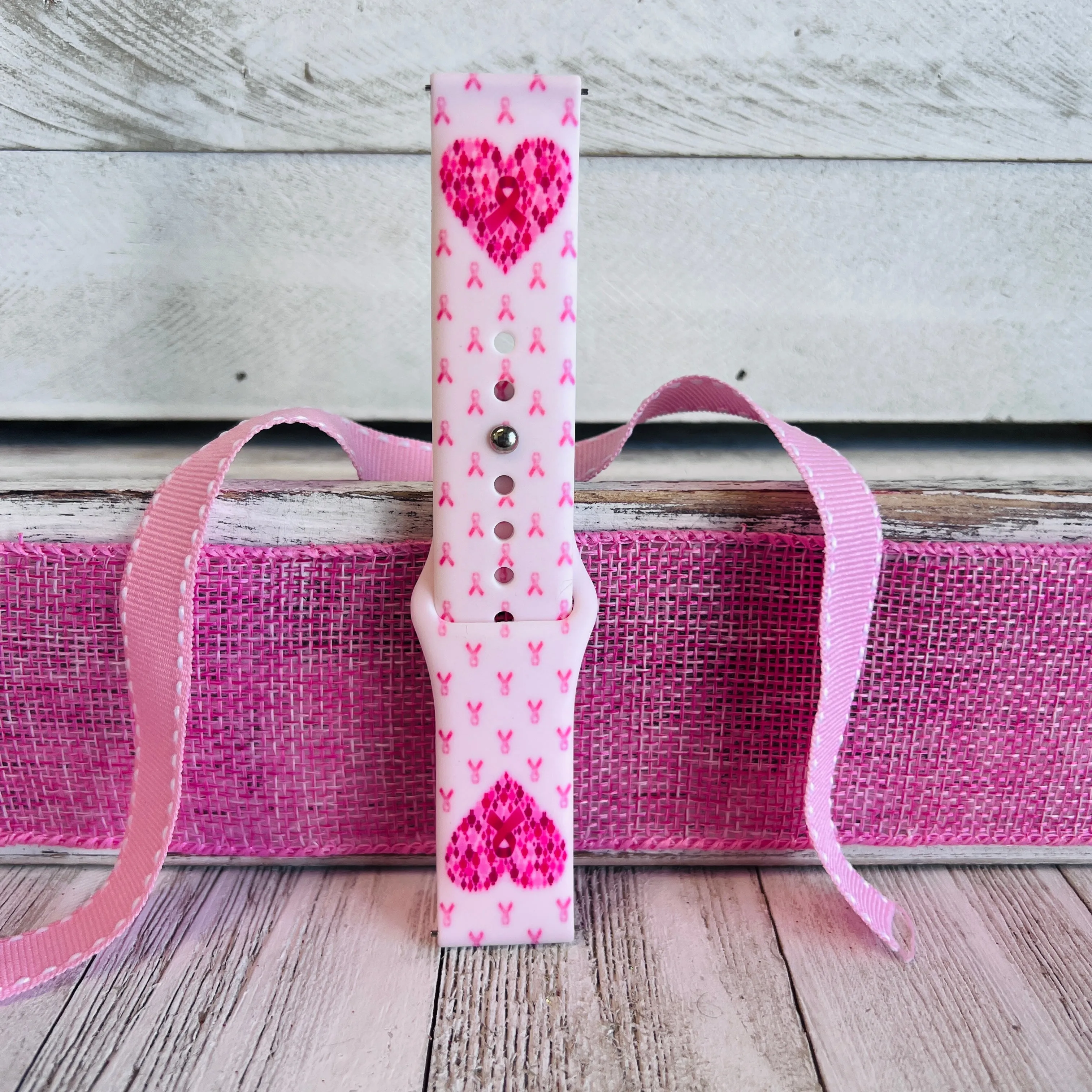 Hope & Love Print Silicone Band For Fitbit Versa 1/2