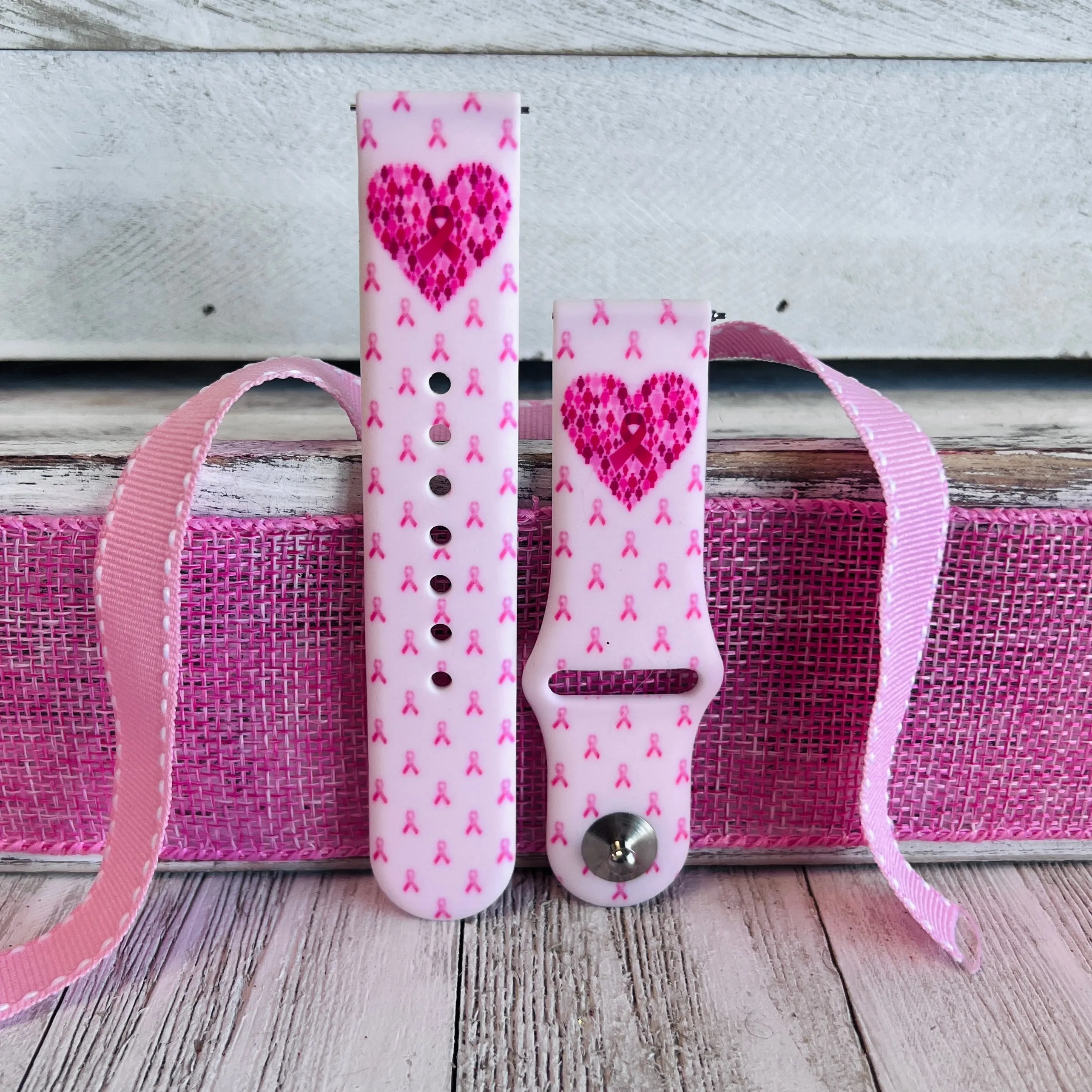 Hope & Love Print Silicone Band For Fitbit Versa 1/2