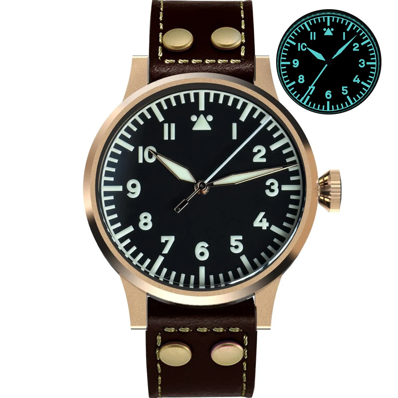 Hruodland PT5000 Bronze Flieger Pilot Watch