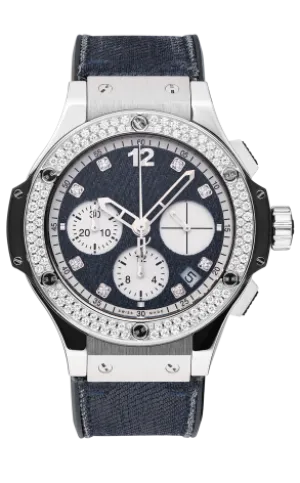 Hublot Big Bang Jeans Stainless Steel & Diamonds Unisex Watch