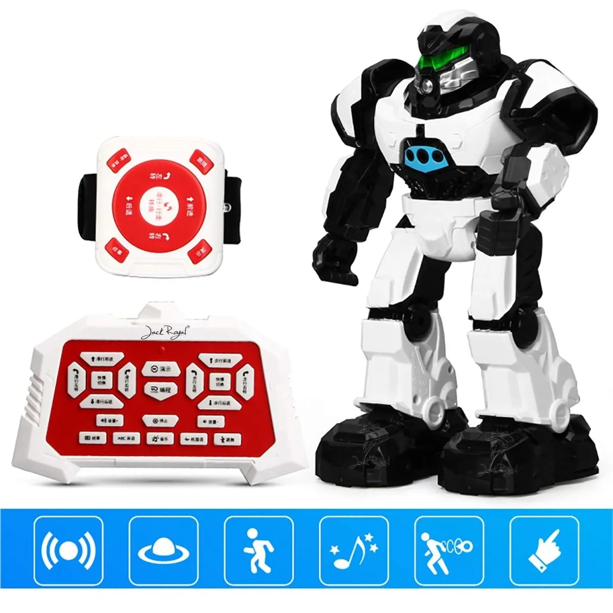 Jack Royal Remote Control Robot with Watch