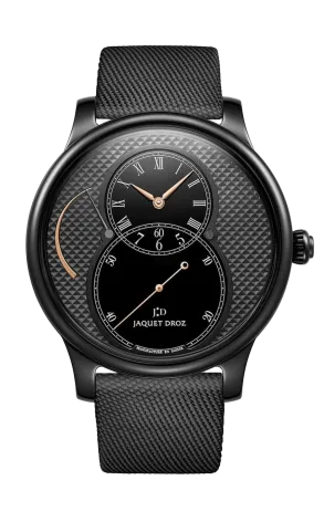Jaquet Droz Grande Seconde Power Reserve Black Ceramic Men's Watch