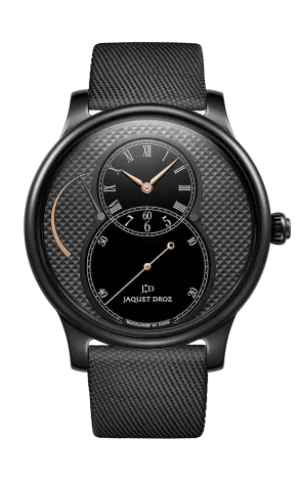 Jaquet Droz Grande Seconde Power Reserve Black Ceramic Men's Watch