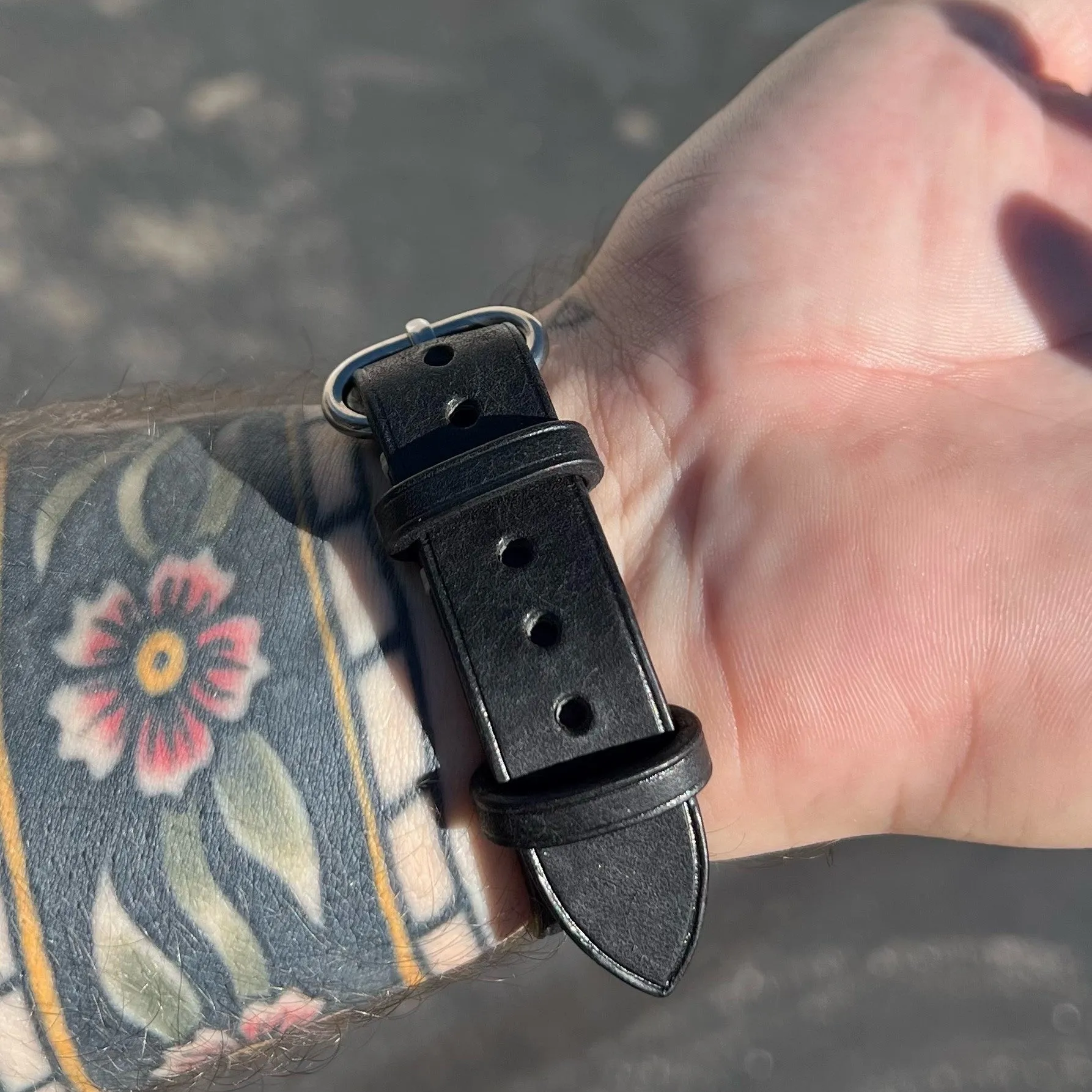 Leather Watch Strap - Retro Style