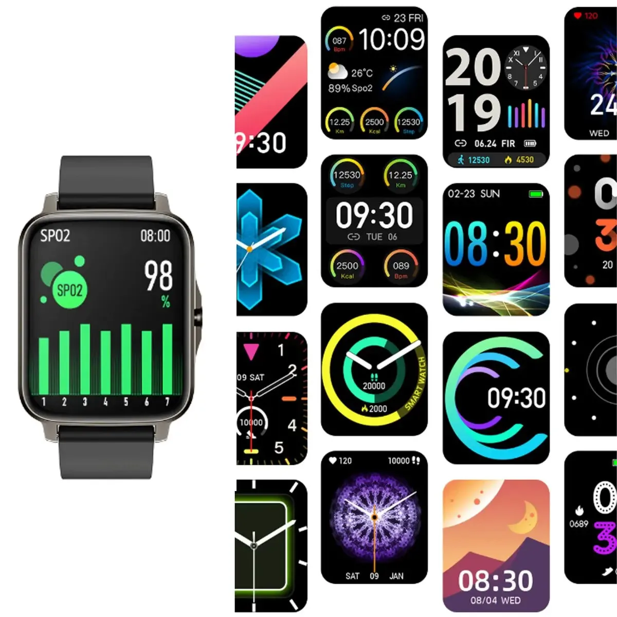 Lifestyle Smart Watch Heart Health Monitor And More-Smartwatch with Heart Rate Monitor