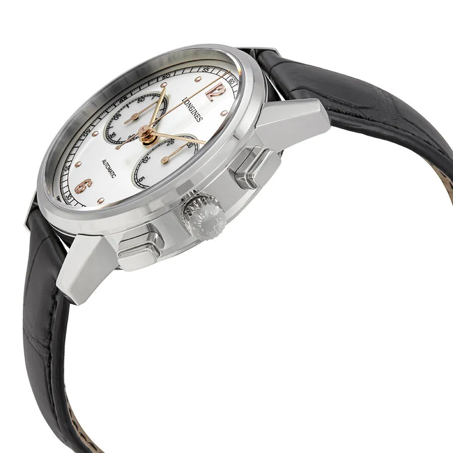 Longines Heritage Chronograph Automatic Silver Dial Men's Watch L2.814.4.76.0