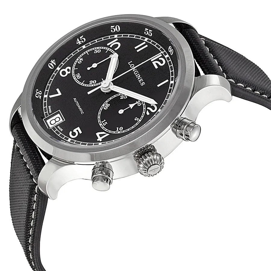 Longines Heritage Military 1938 Chronograph Black Dial Men's Watch L27904530 L2.790.4.53.0