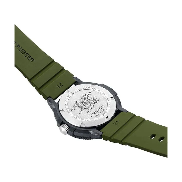 Luminox Men's Green Dial Green Band Analog Swiss Quartz Watch - XS.3013.EVO.S