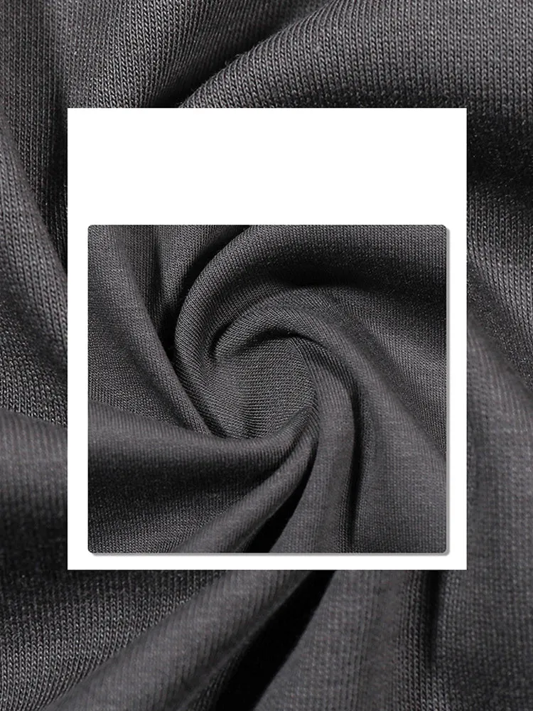 Men's Minimalist U-Shape Pocket Design T-Shirt