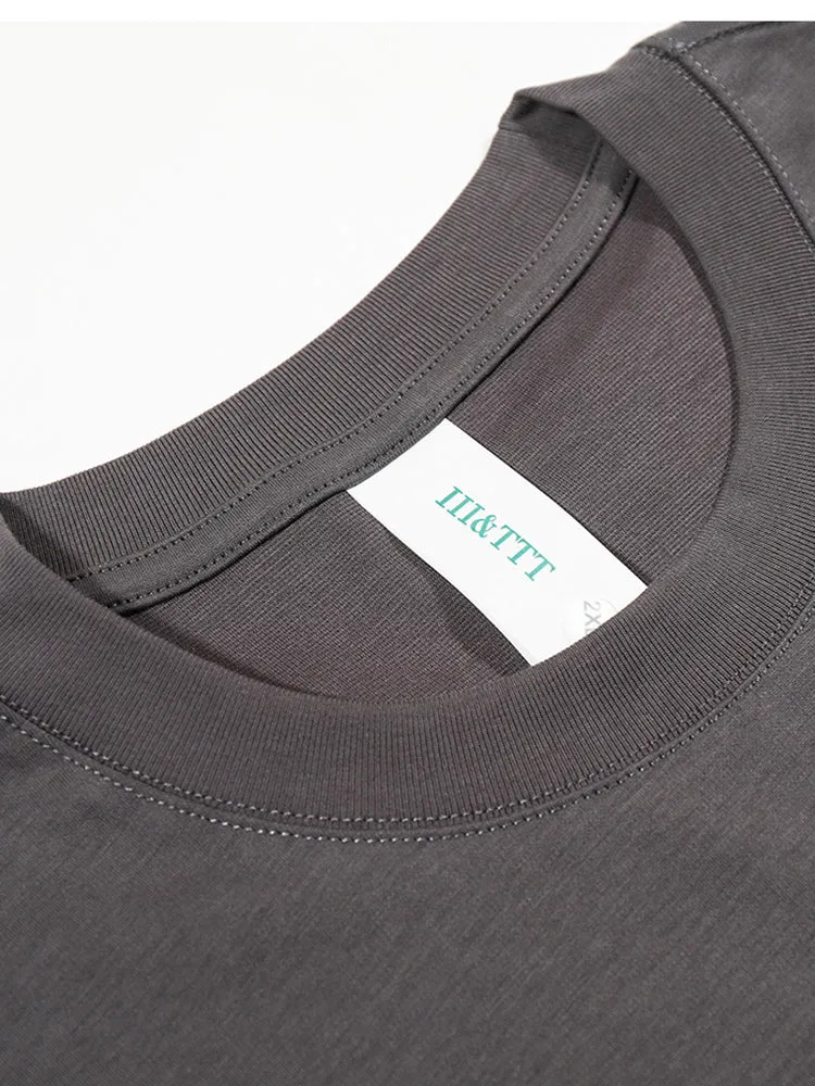 Men's Minimalist U-Shape Pocket Design T-Shirt