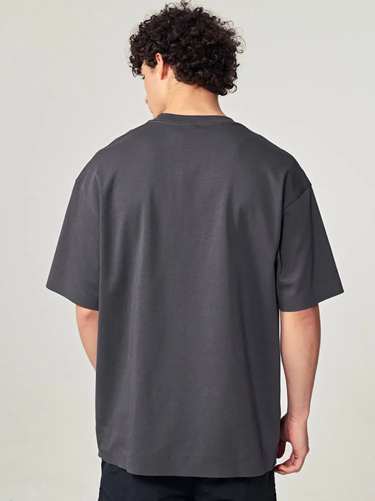 Men's Minimalist U-Shape Pocket Design T-Shirt