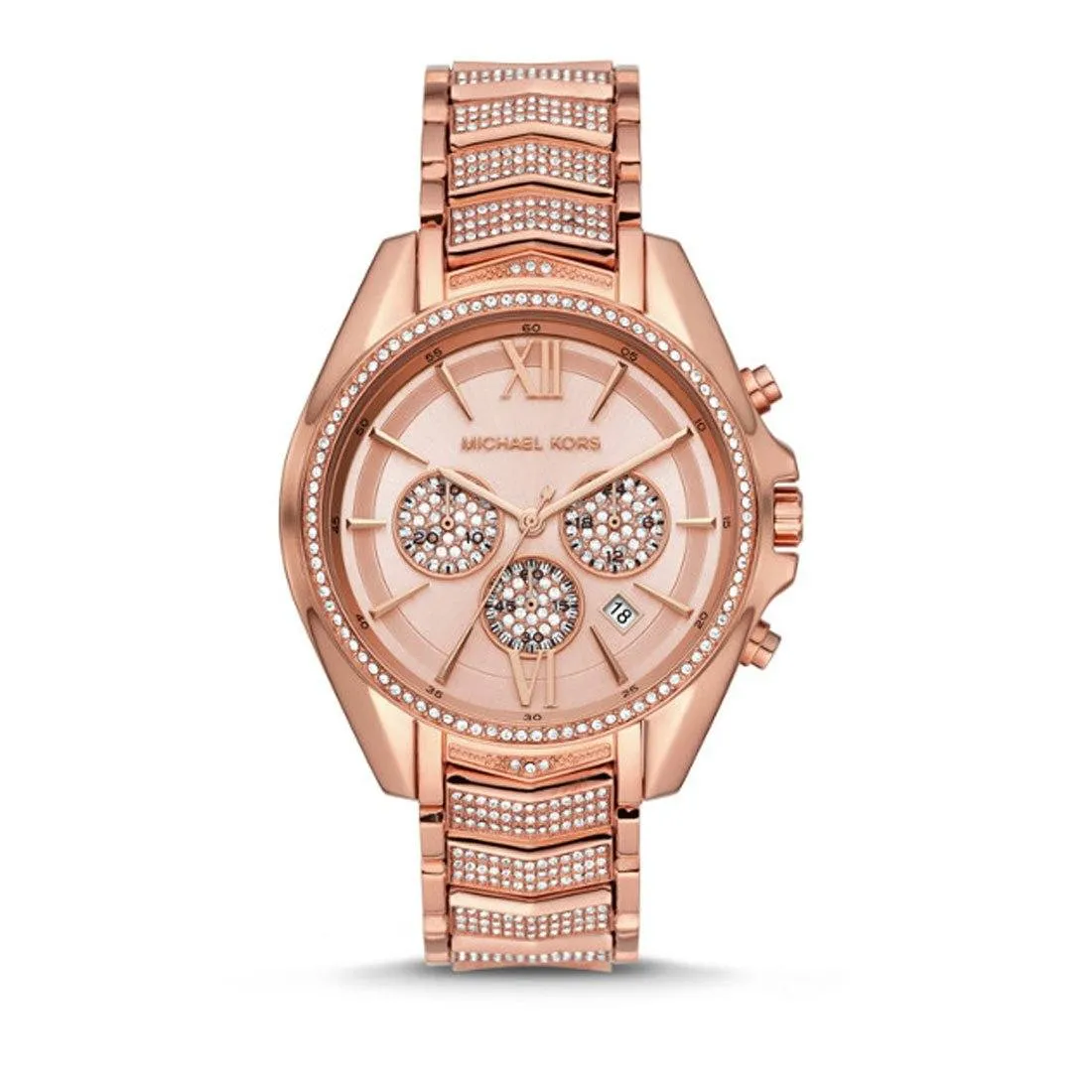 Michael Kors Lexington Rose Two Tone Watch MK6730