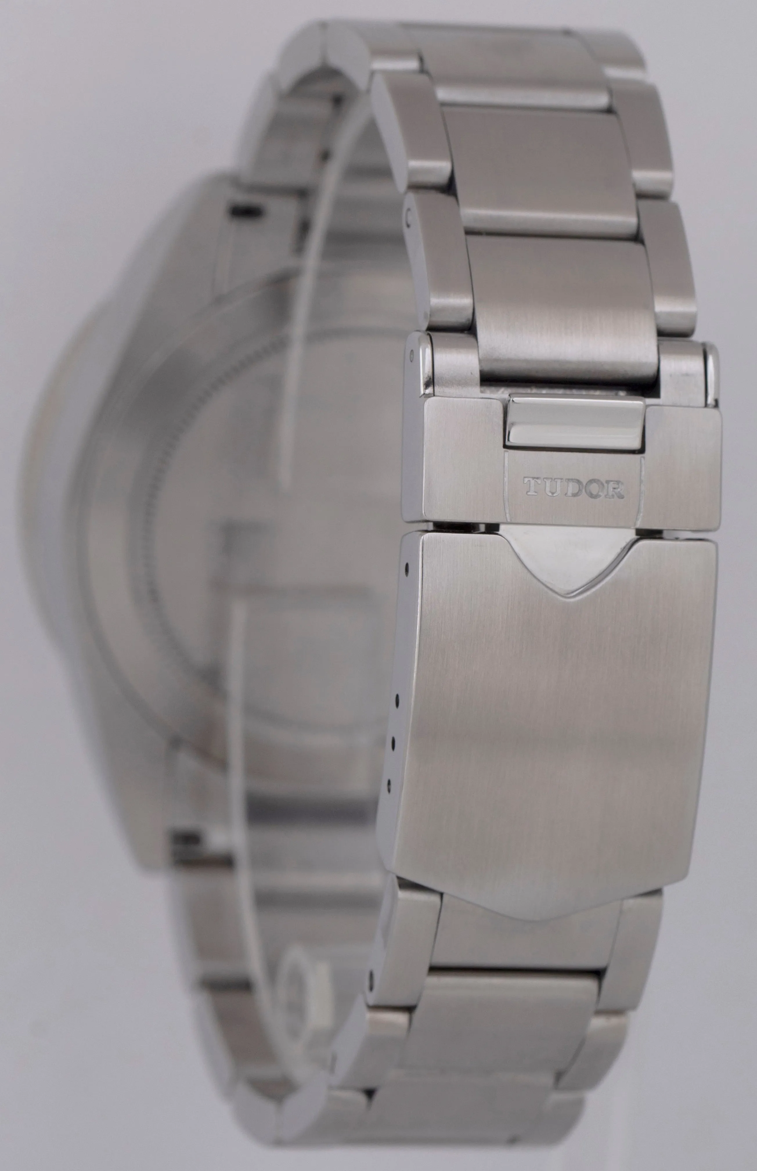MINT Tudor Heritage Chronograph Grey Orange Stainless 42mm Date 70330 N Watch