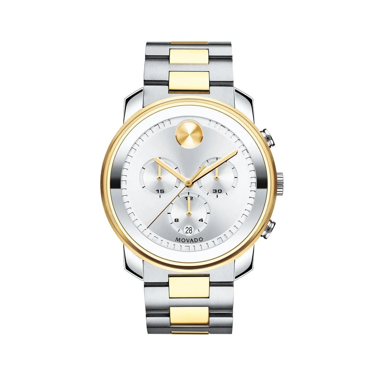 Movado BOLD with 43MM Chronograph Dial and Two-Tone Bracelet. 3600432