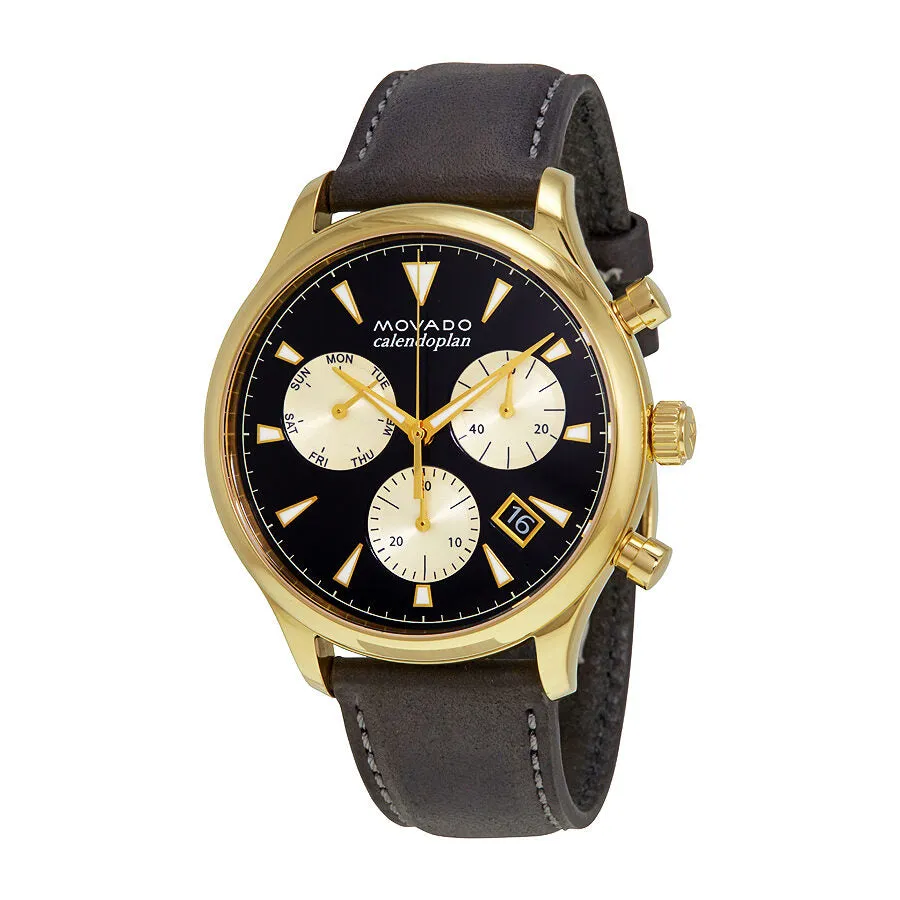 Movado Heritage  Chronograph Navy Blue Dial Men's Watch 3650006