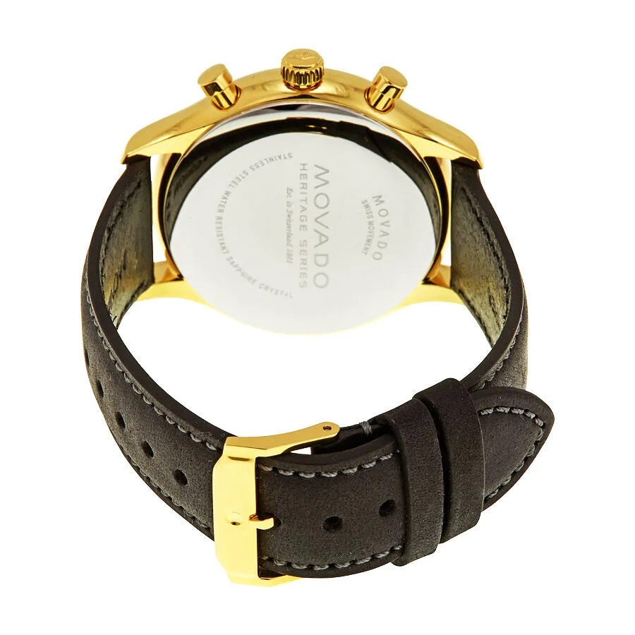Movado Heritage  Chronograph Navy Blue Dial Men's Watch 3650006