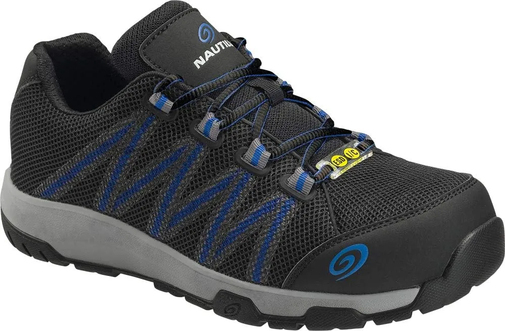 Nautilus Accelerator, Men's, Black/Blue, Comp Toe, SD, Low Athletic
