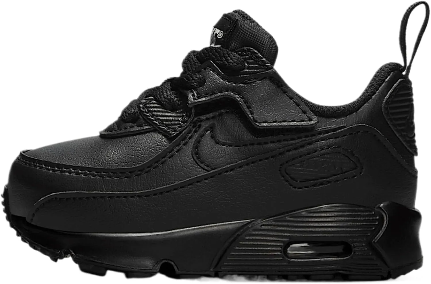 Nike Air Max 90 EasyOn Baby/Toddler Shoes (IH1418-028, Black/Black/White/Black)