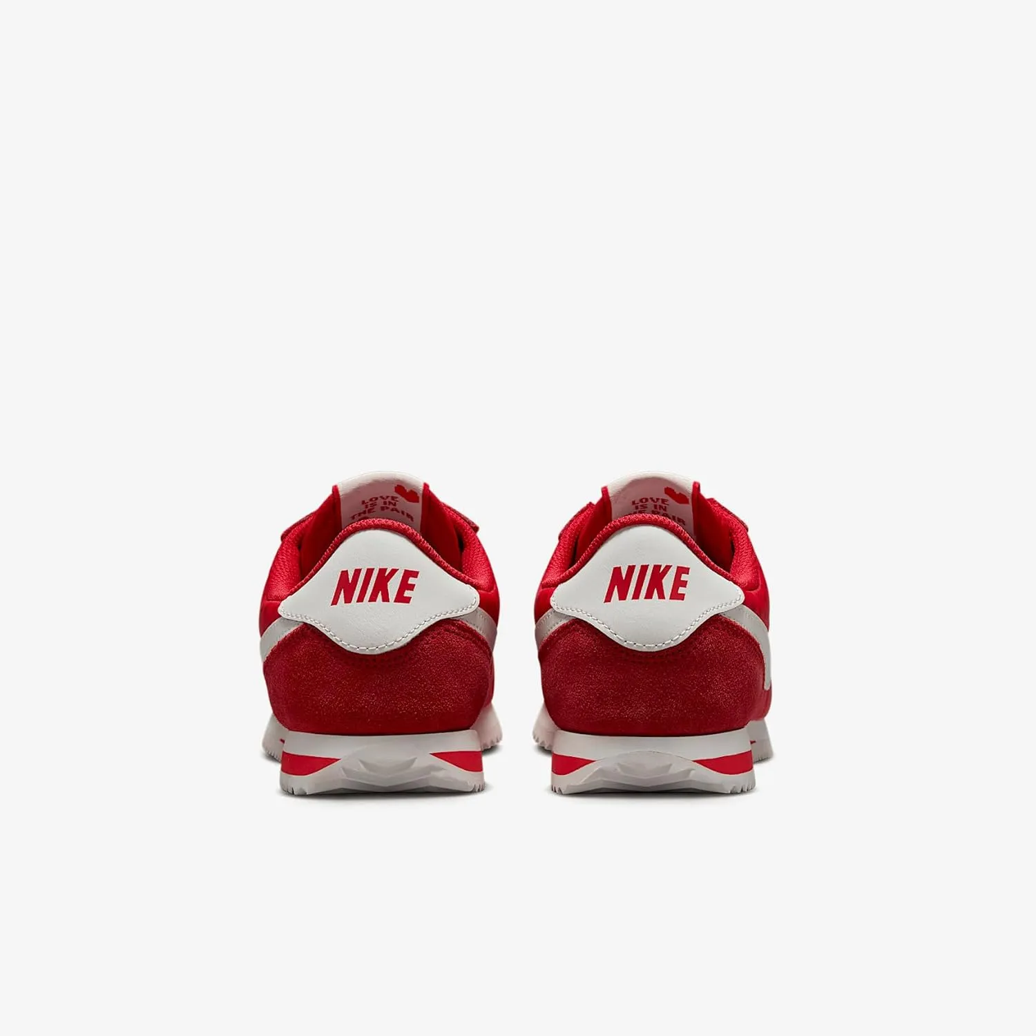 Nike Cortez Big Kids' Shoes (HV5166-696, Light Crimson/Fire Red/Dark Team Red)