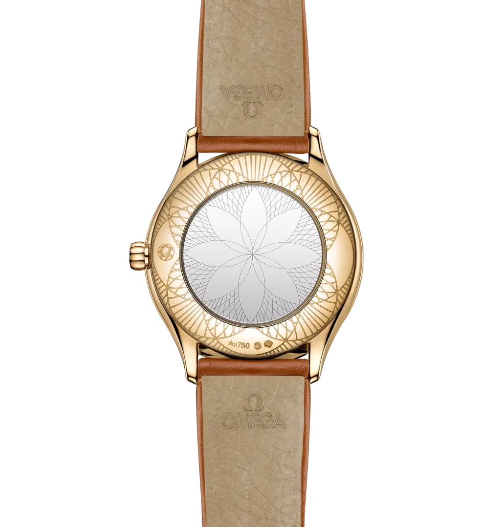 Omega De ville Mini Trésor 18K Moonshine™ Gold & Diamonds Lady's Watch